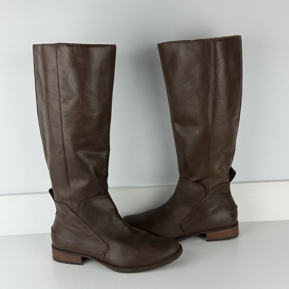 UGG Women’s Leigh Riding Boots – Size 8 - Picture 2 of 9